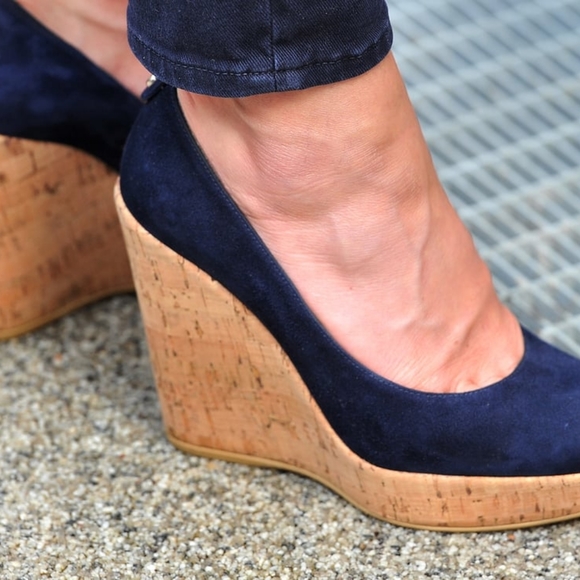Stuart Weitzman for Russell & Bromley Corkswoon Wedges